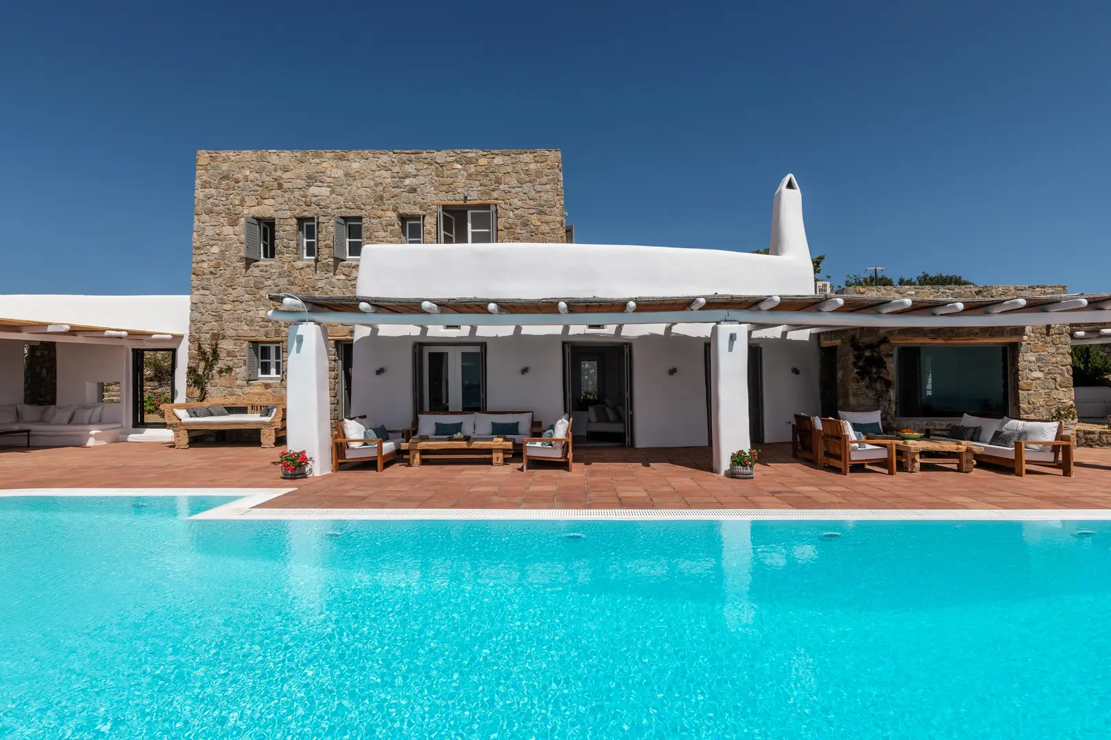 2 - verkoop huis uitzicht op zee mykonos - cycladen zuid-egeïsche eilanden griekenland