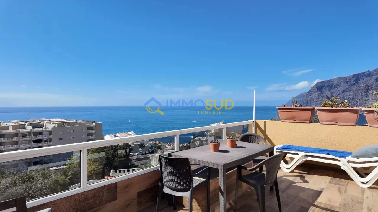 1 - venda apartamento vista de mar acantilados de los gigantes tenerife - ilhas canárias espanha