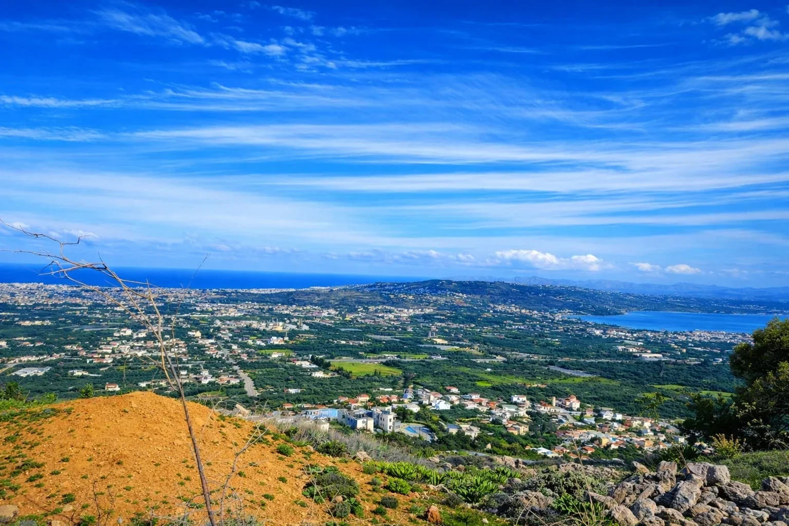 2 - vente terrain vue mer nerokoúros crète grèce