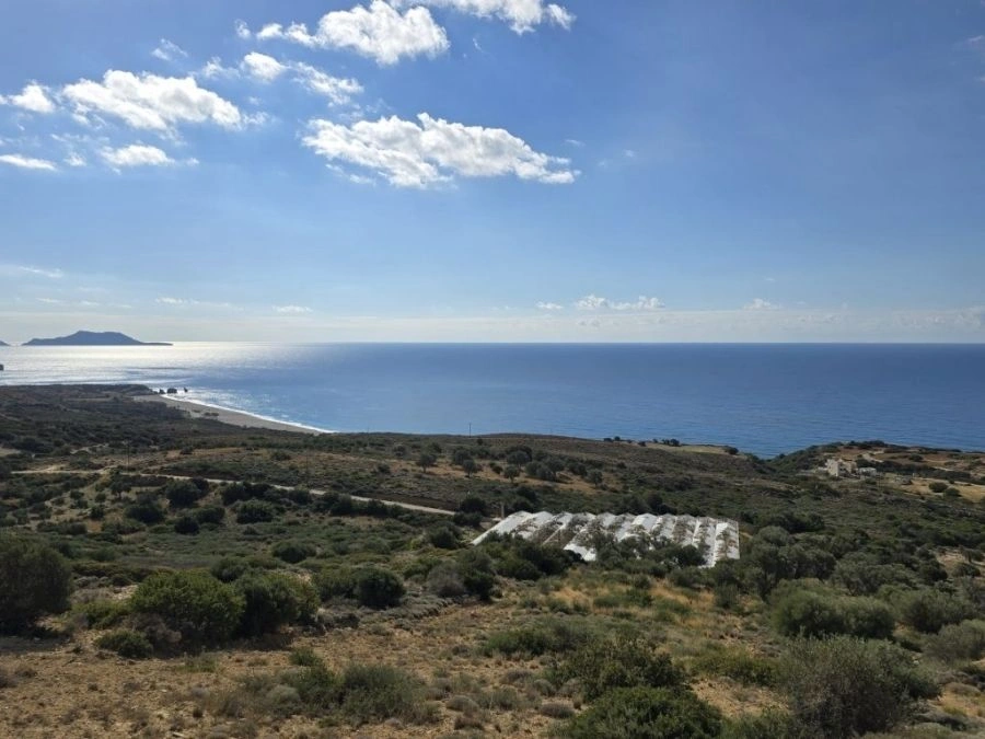 2 - venda terreno vista de mar triópetra creta grécia