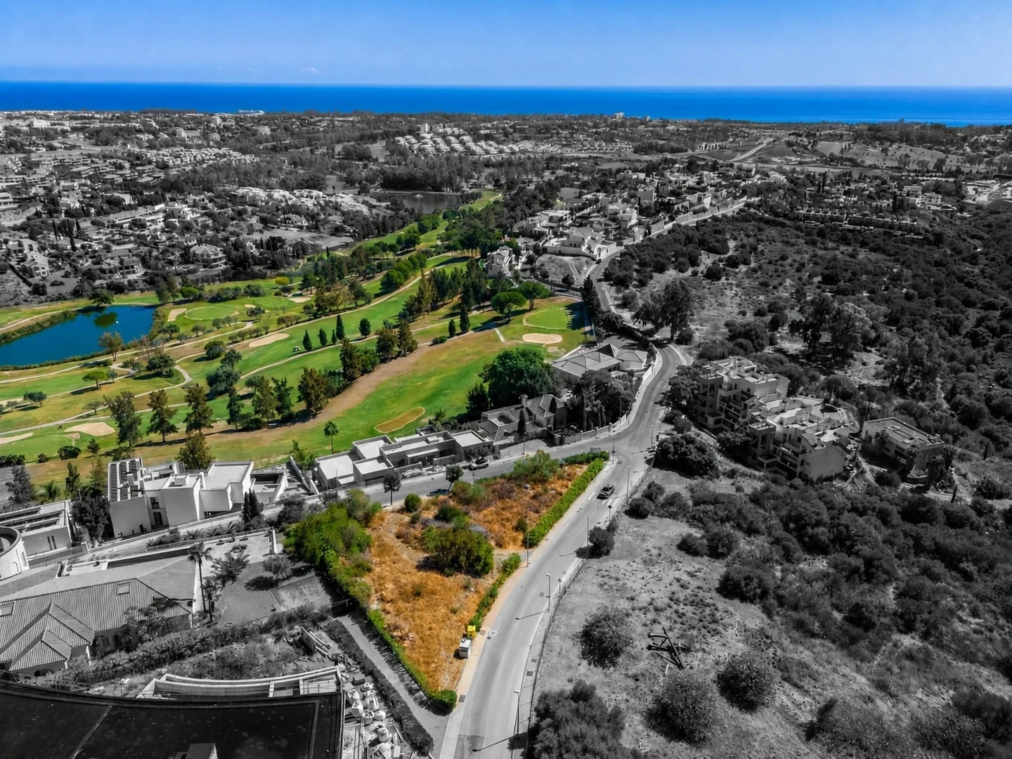 2 - sea view plot of land for sale in benahavis - costa del sol andalusia spain