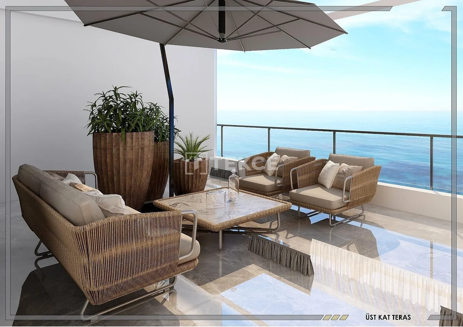 1 - vente appartement vue mer karsiyaka i̇zmir turquie