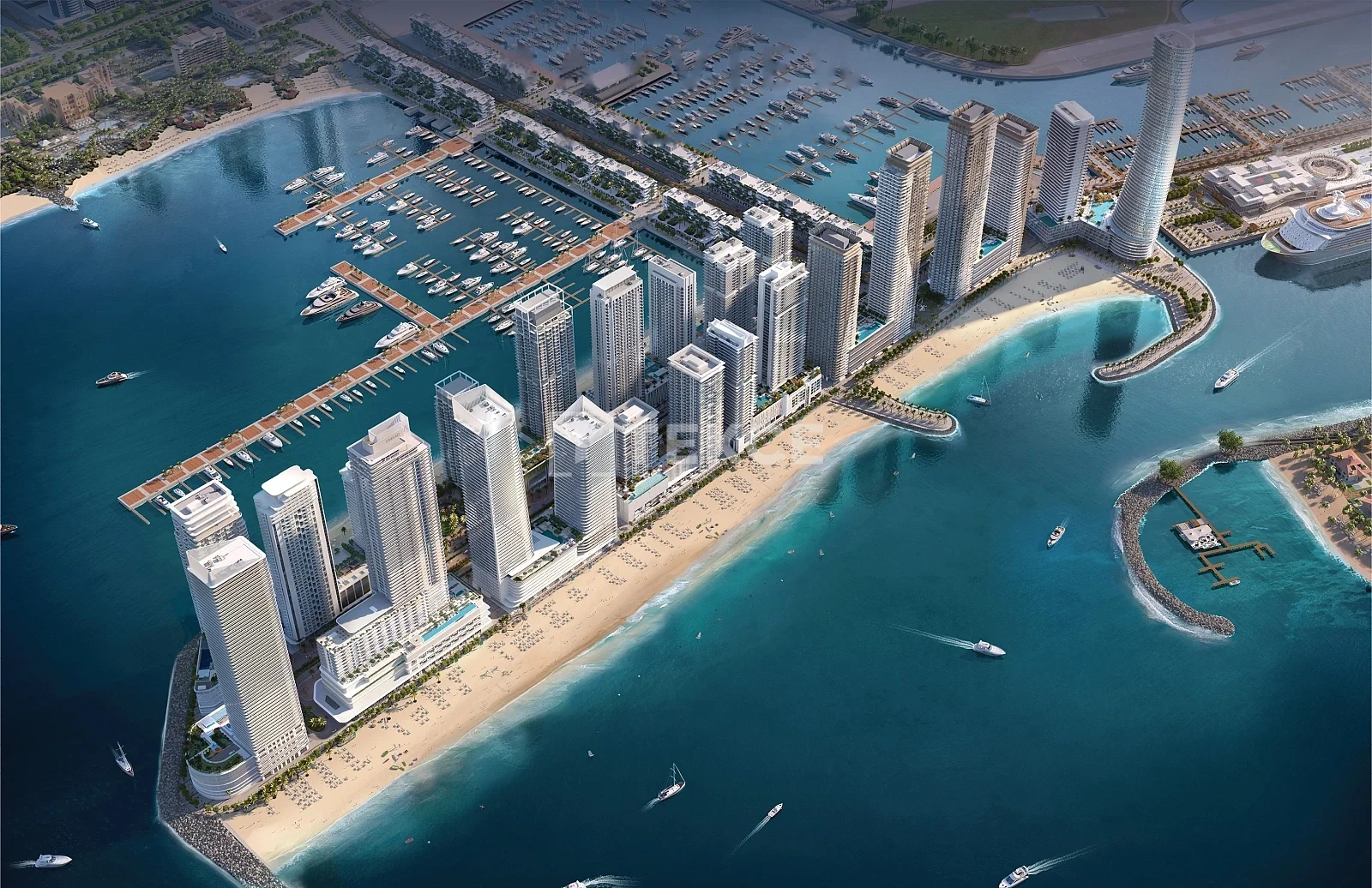 1 - vente appartement pieds dans l'eau dubai dubai émirats arabes unis