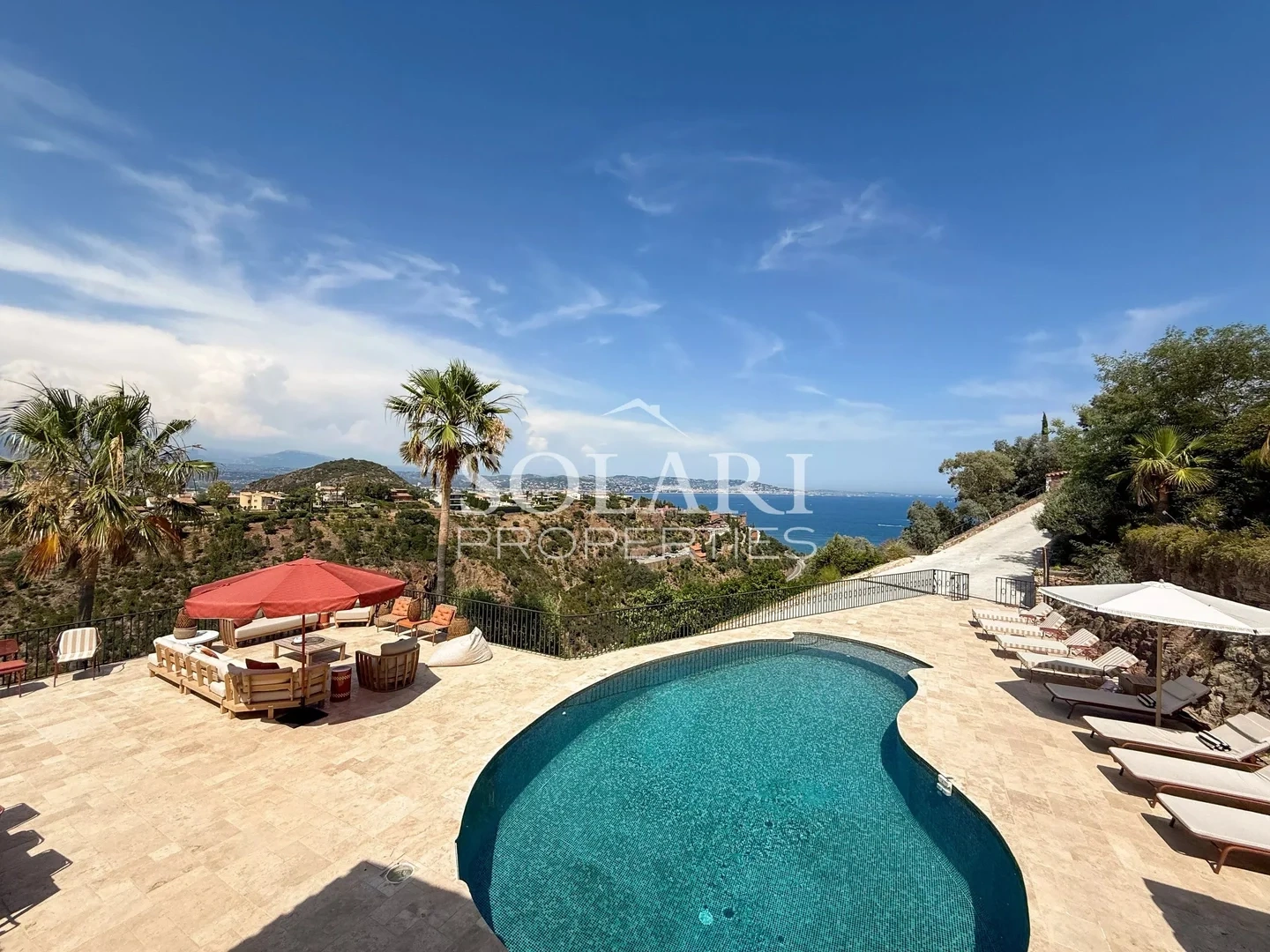 1 - location vacances villa vue mer théoule-sur-mer alpes-maritimes france