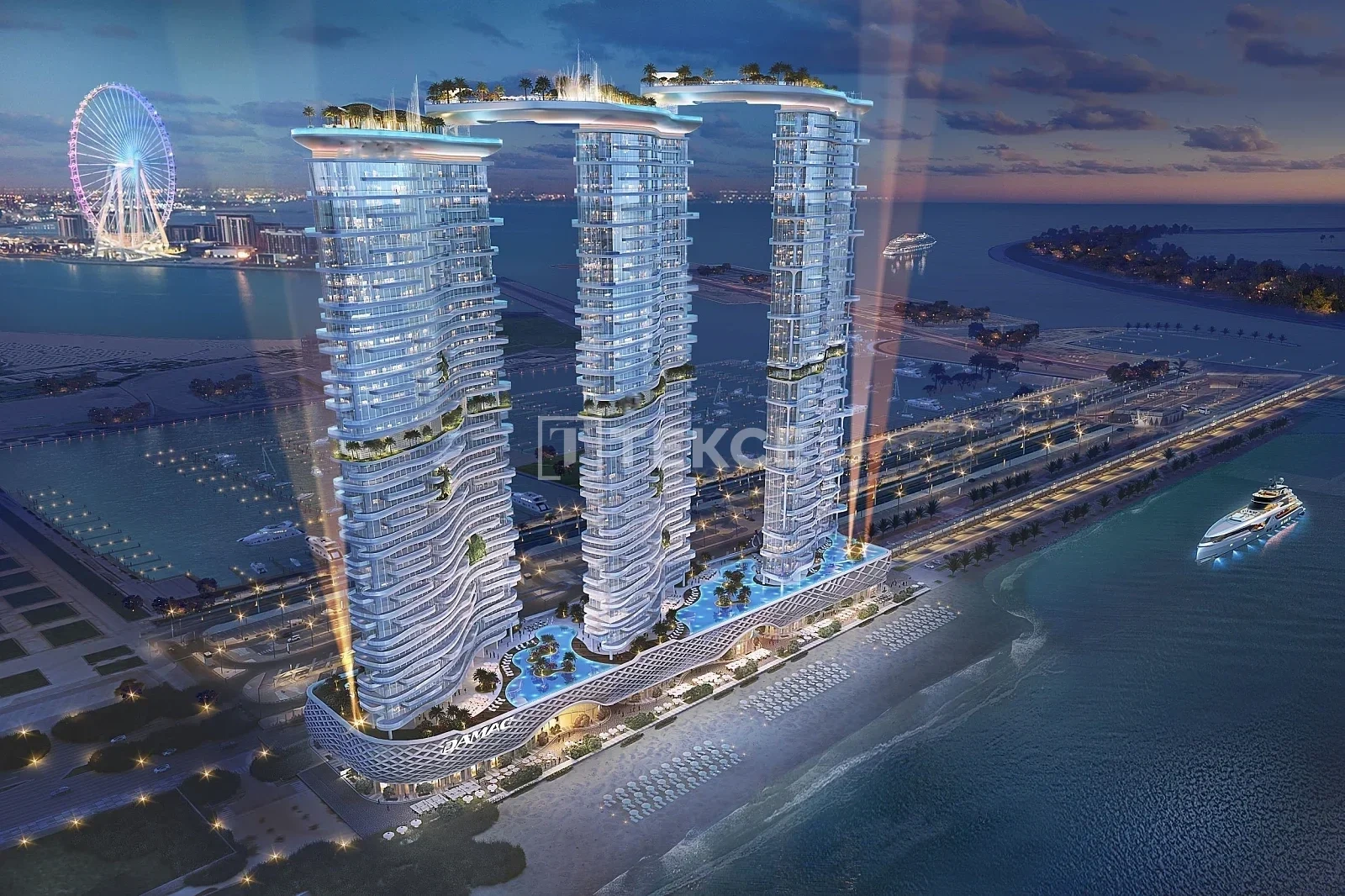 2 - vente appartement vue mer dubai dubai émirats arabes unis
