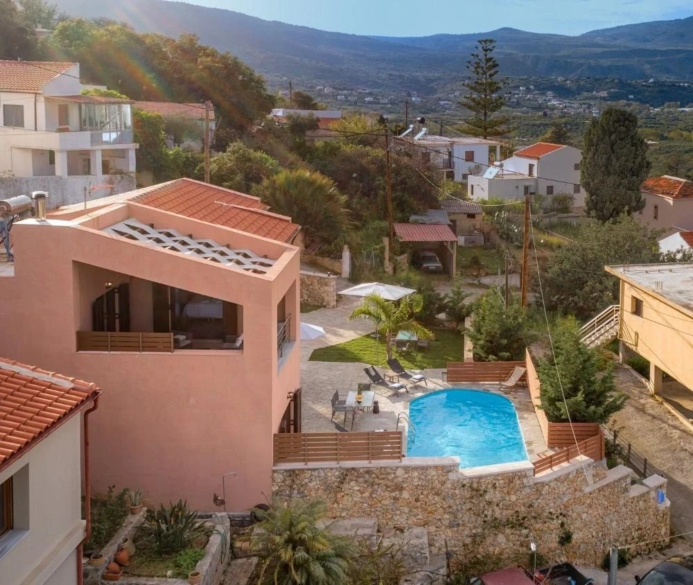 1 - vente maison vue mer néo chorió crète grèce