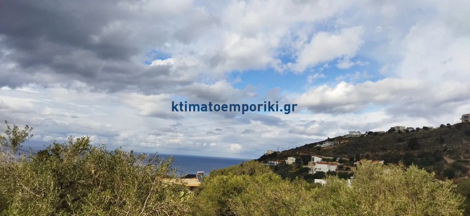 2 - venda terreno vista de mar kokkino chorio creta grécia