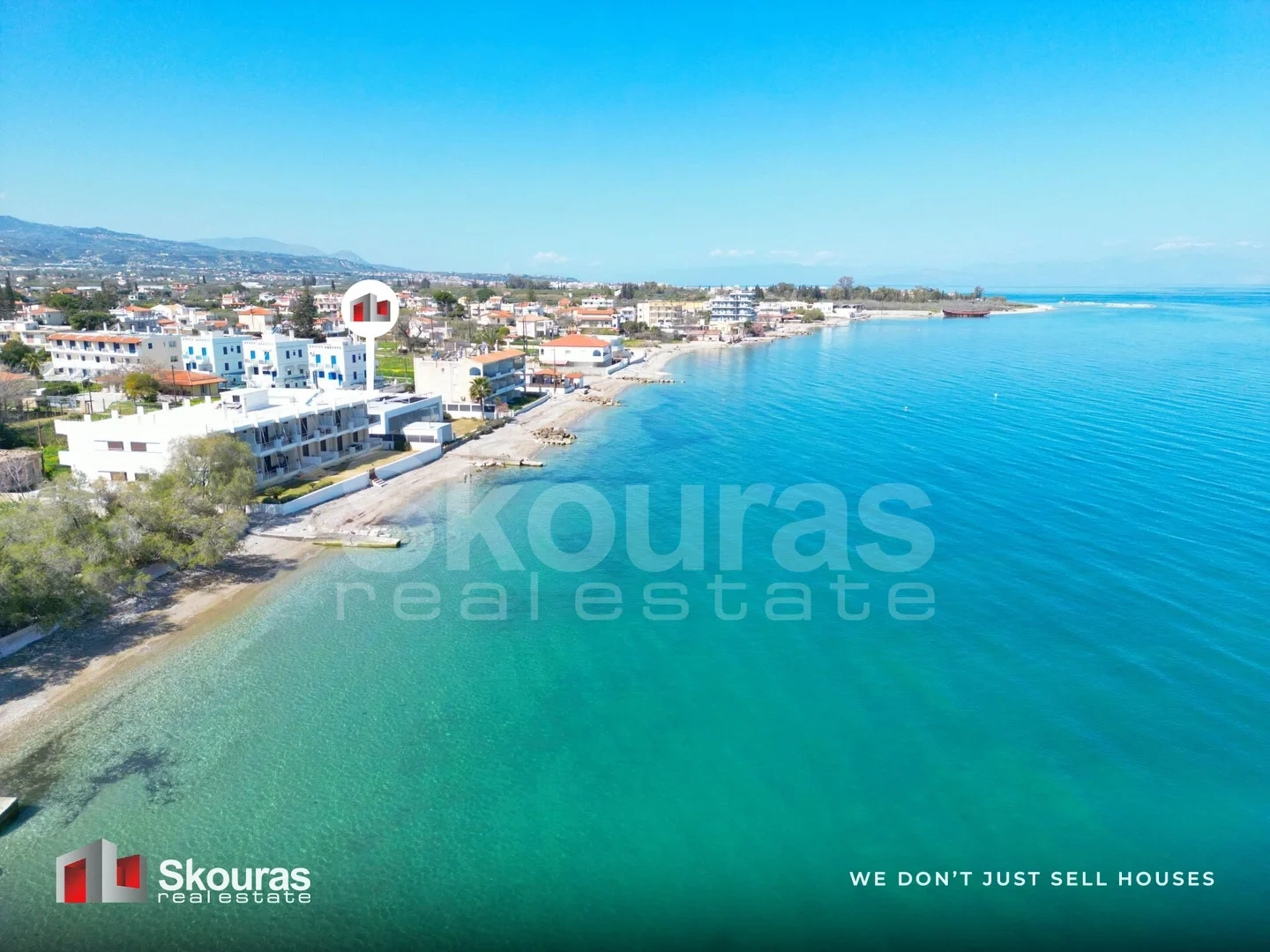 2 - vente appartement pieds dans l'eau nerántza péloponnèse grèce