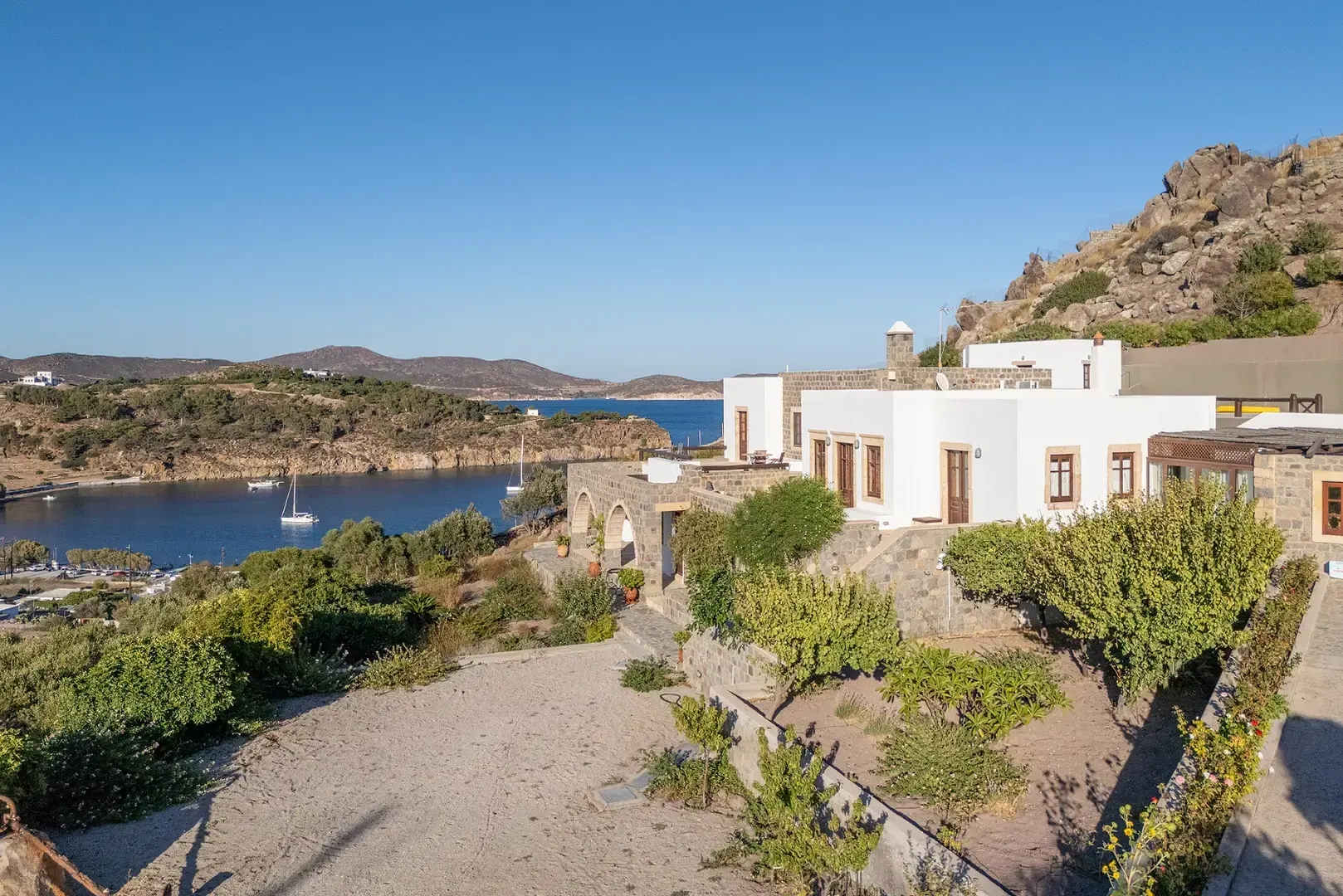 1 - vente maison vue mer patmos egée méridionale grèce
