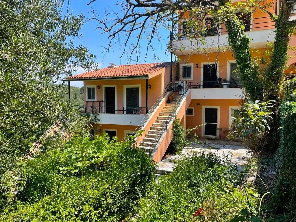 1 - продажа квартира вид моря kassiópi ионические острова греция