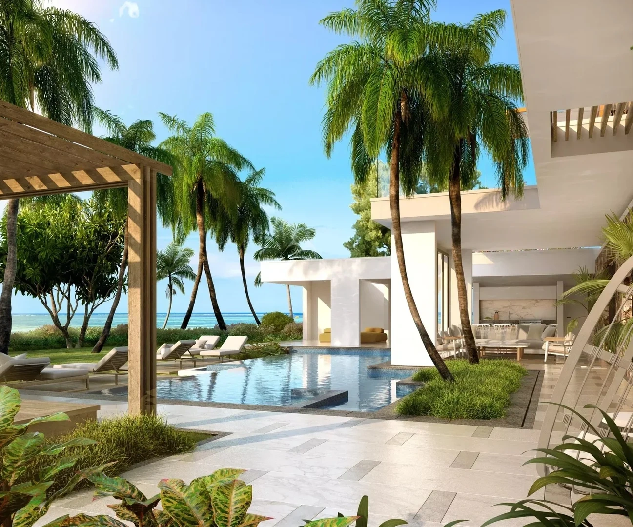2 - vente maison vue mer belle mare flacq île maurice