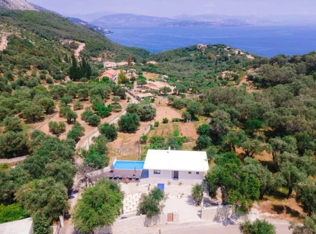 2 - продажа villa вид моря barbati ионические острова греция
