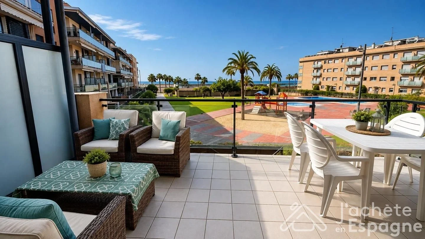 1 - sea view apartment for sale in cubelles catalonia spain