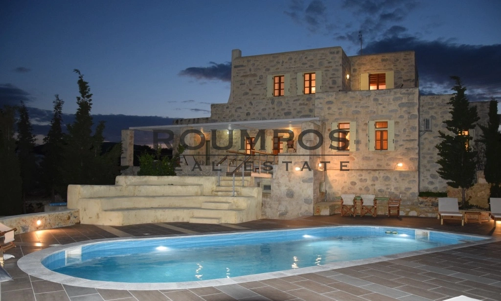 2 - vente maison vue mer náousa egée méridionale grèce