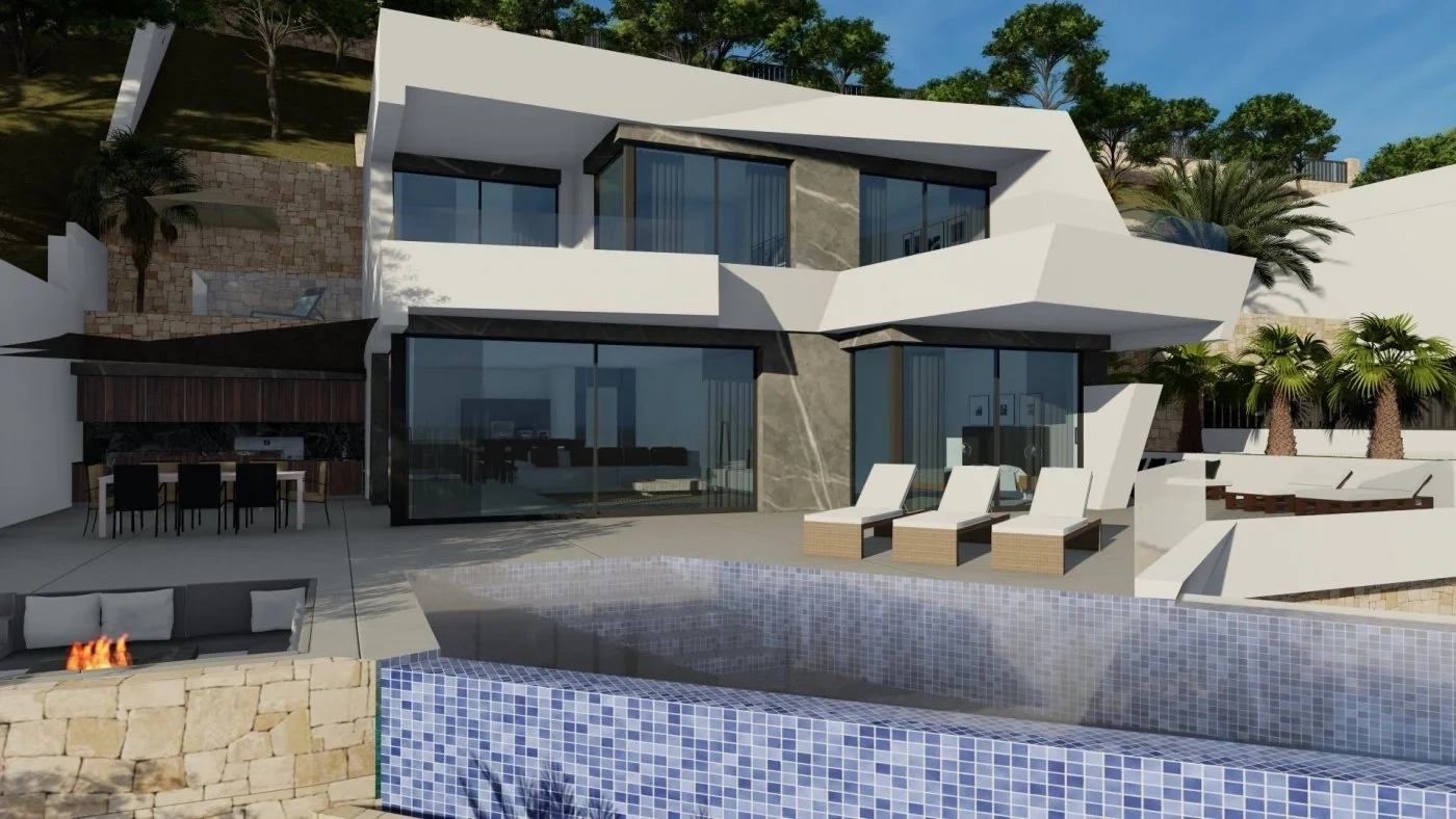 Haus meerblick mit Pool