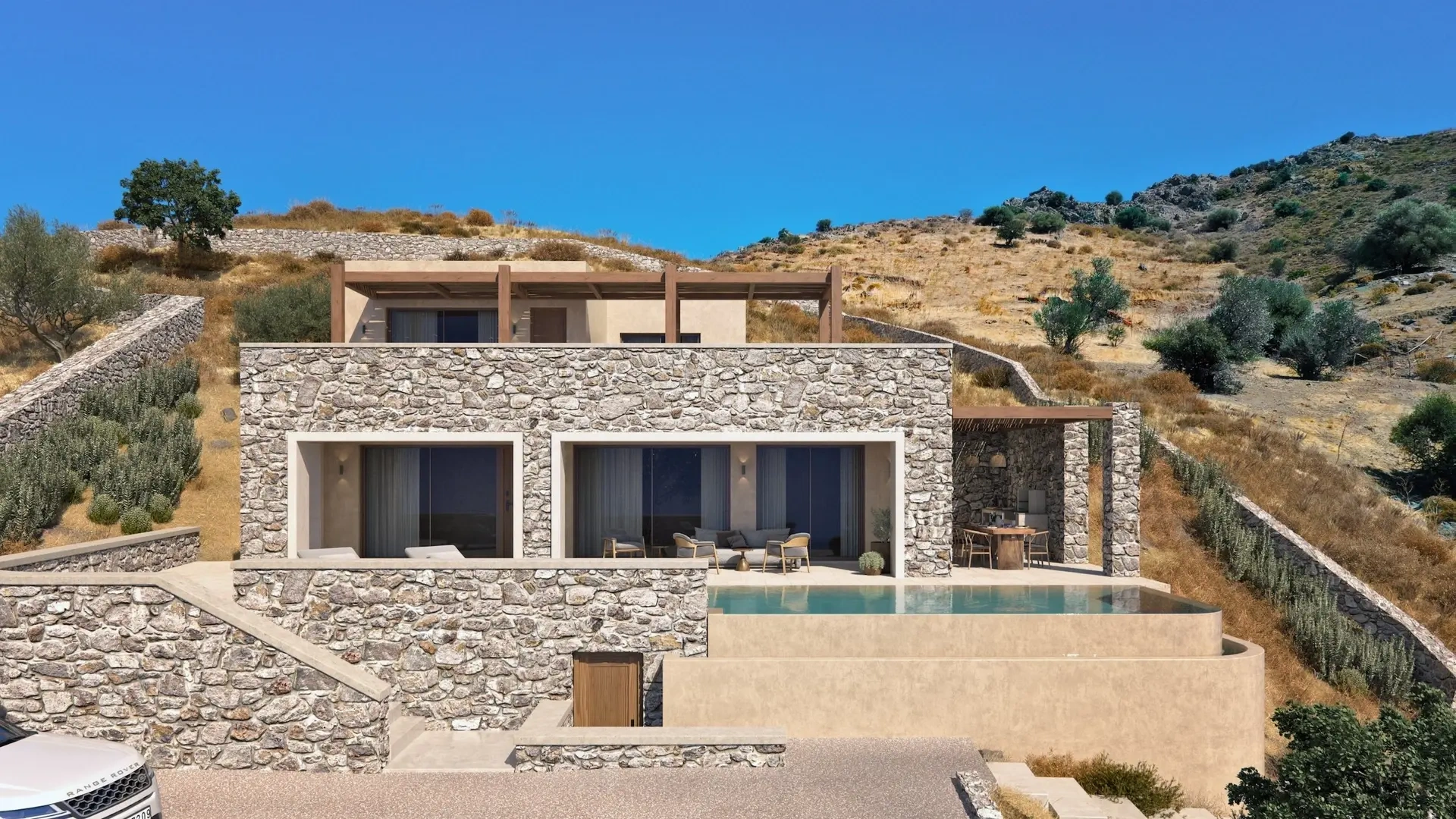 2 - vente maison vue mer saktoúria crète grèce
