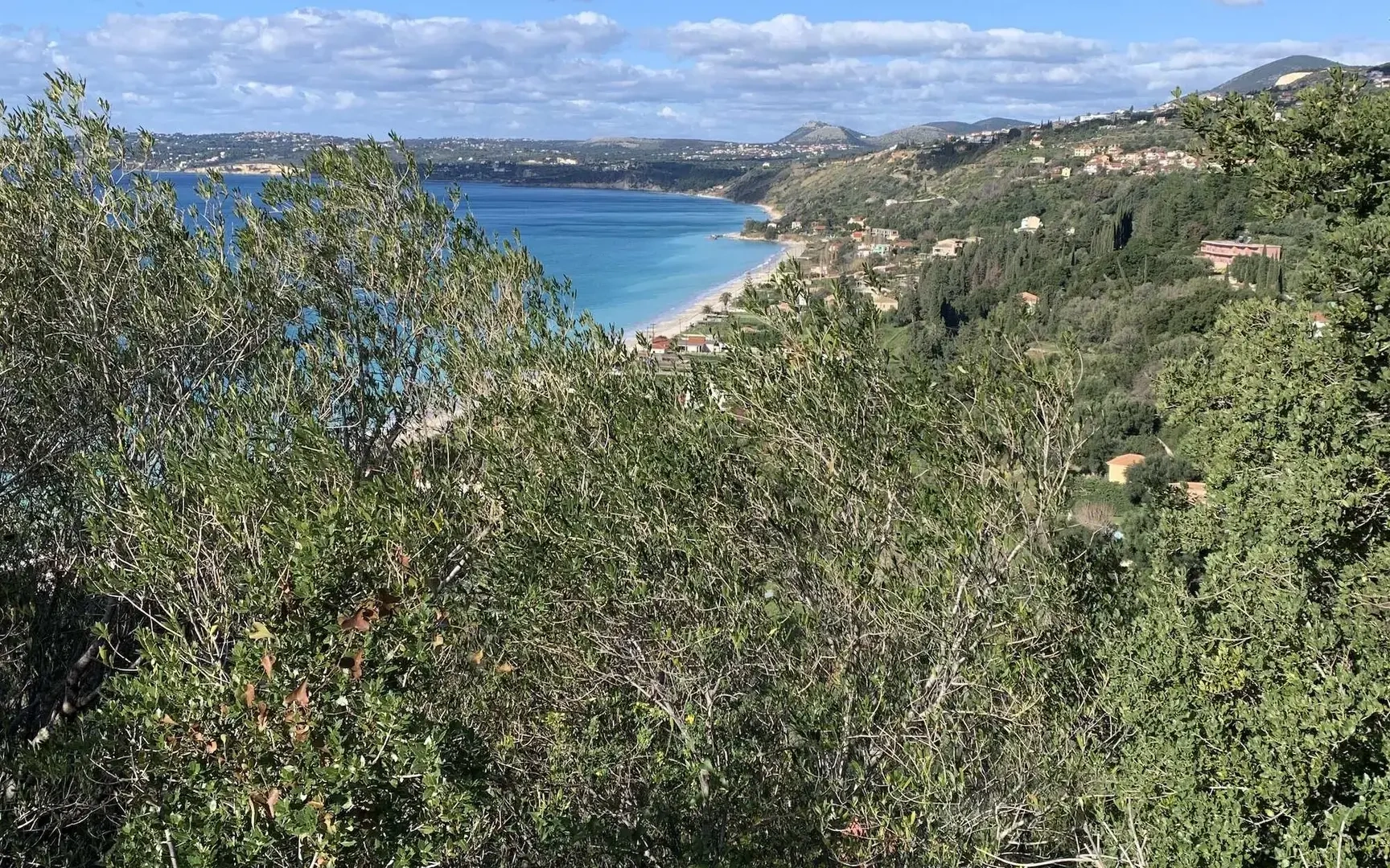 2 - verkoop terrein uitzicht op zee kefalonia ionische eilanden griekenland