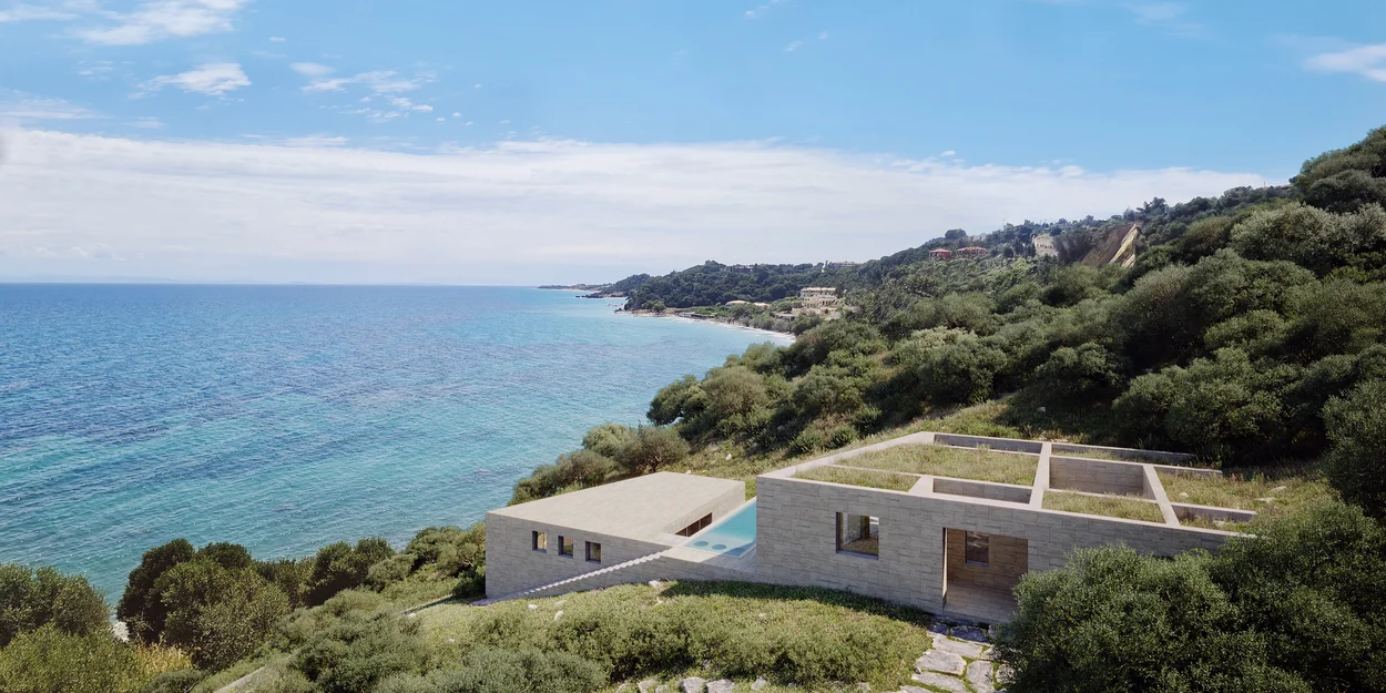2 - waterfront villa for sale in vasilikós ionian islands greece