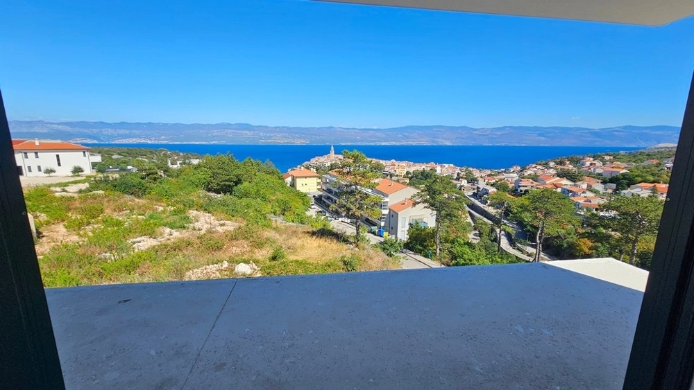 1 - продажа квартира вид моря vrbnik приморско-горанская хорватия