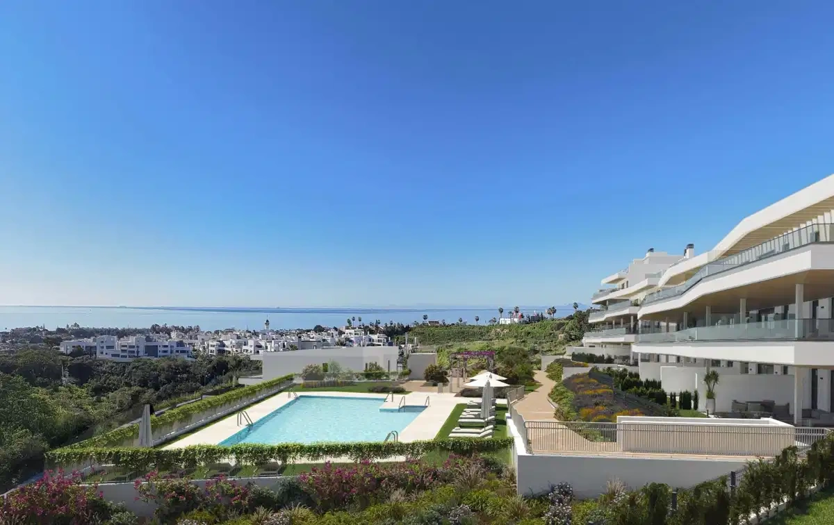 2 - продажа квартира вид моря estepona - costa del sol андалусия испания