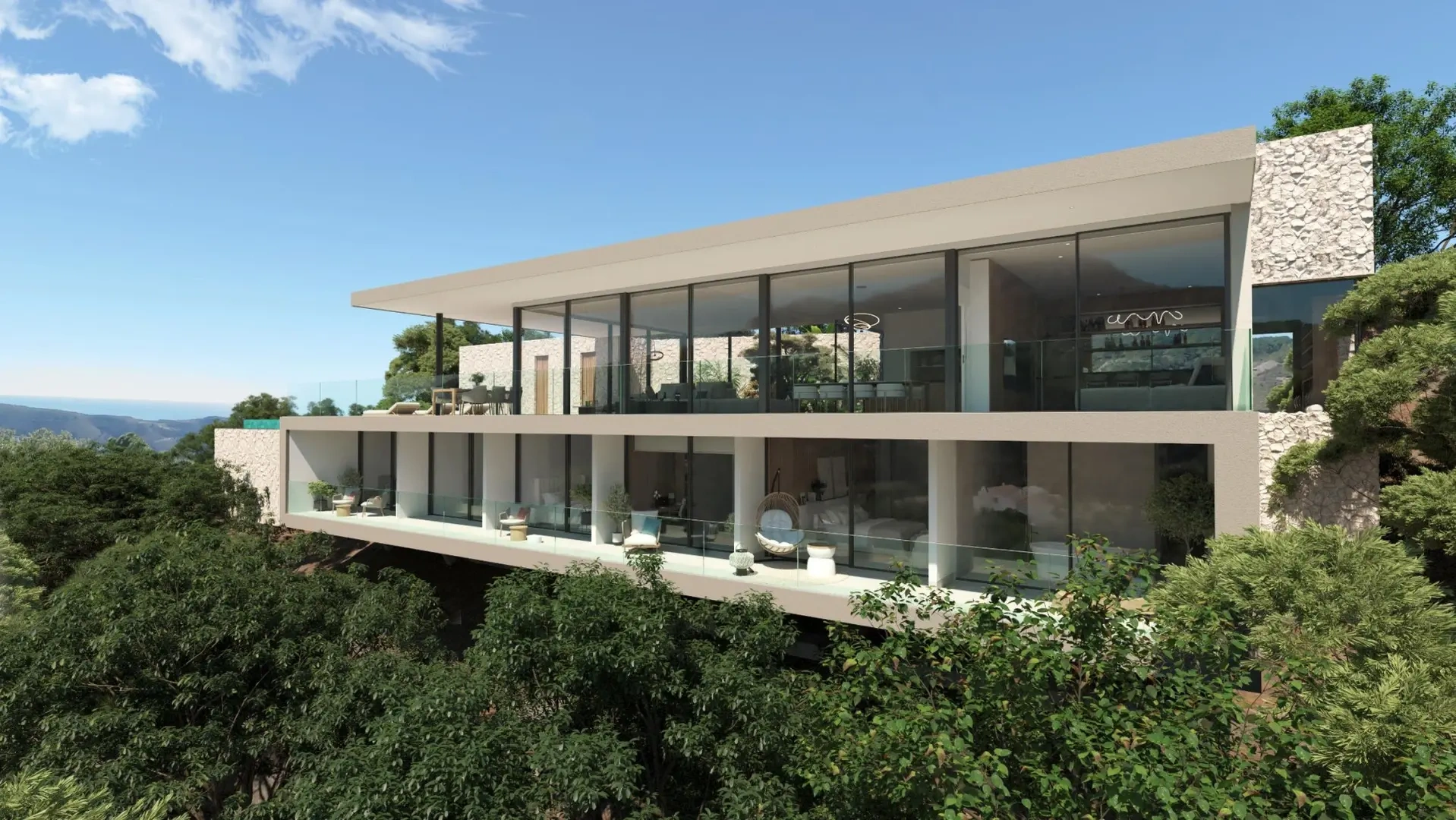 1 - verkoop villa uitzicht op zee benahavis - costa del sol andalusië spanje