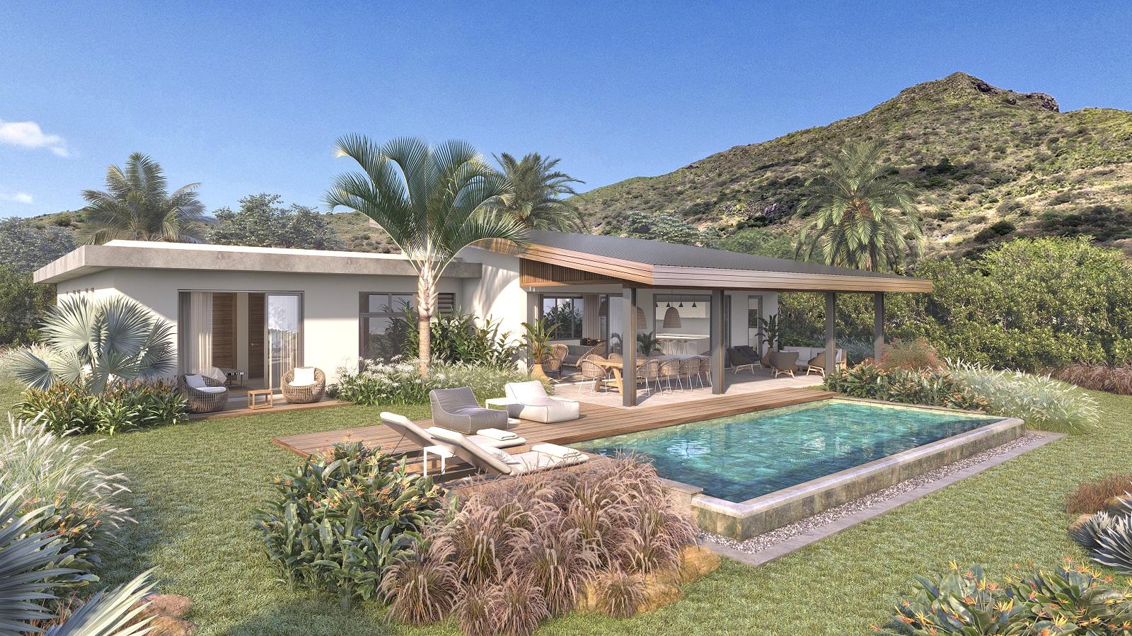 2 - house for sale in tamarin rivière noire mauritius
