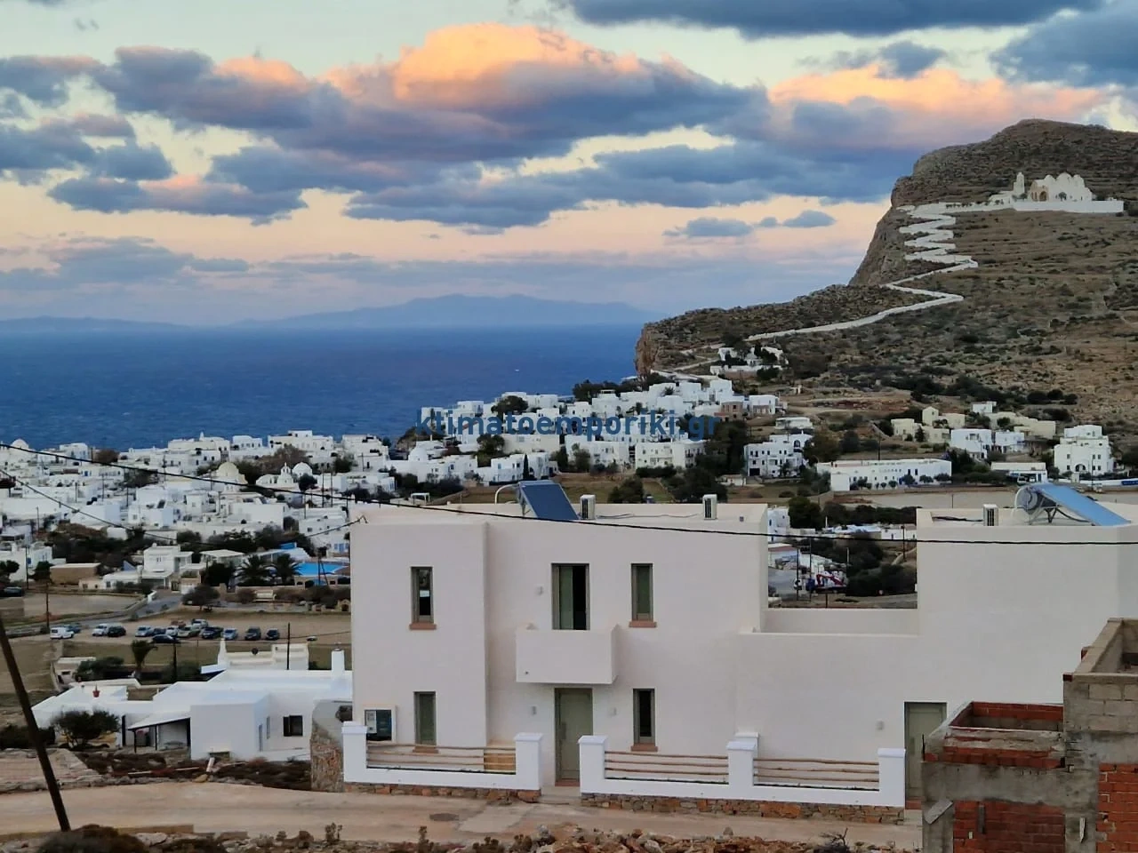 1 - vente maison vue mer folégandros - cyclades egée méridionale grèce