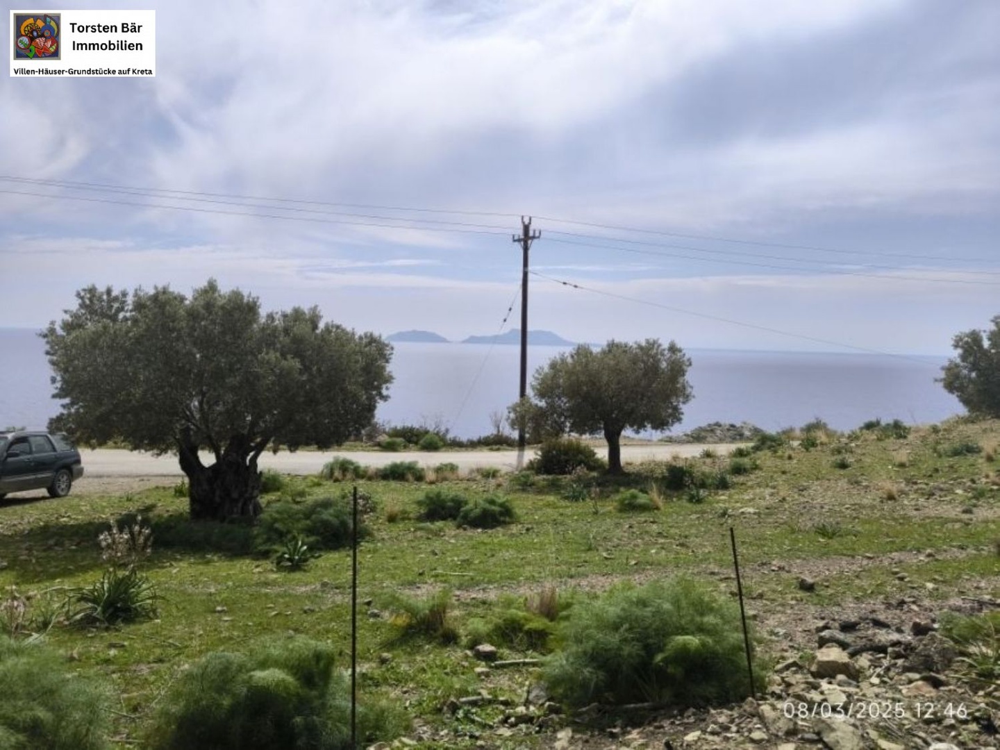 2 - vente terrain vue mer saktoúria crète grèce