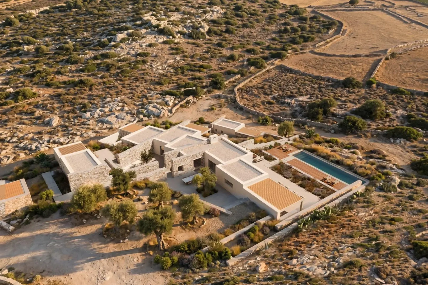 2 - vendita villa fronte mare paro - cicladi egeo meridionale grecia