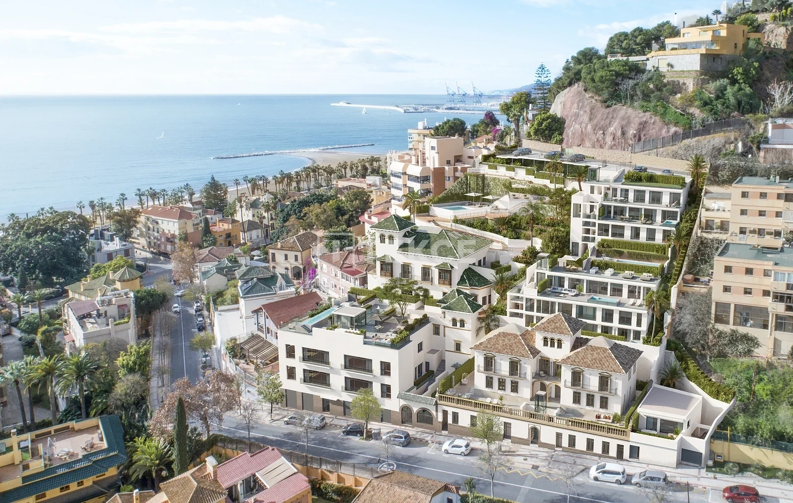2 - venta apartamento vista al mar malaga  andalucía españa