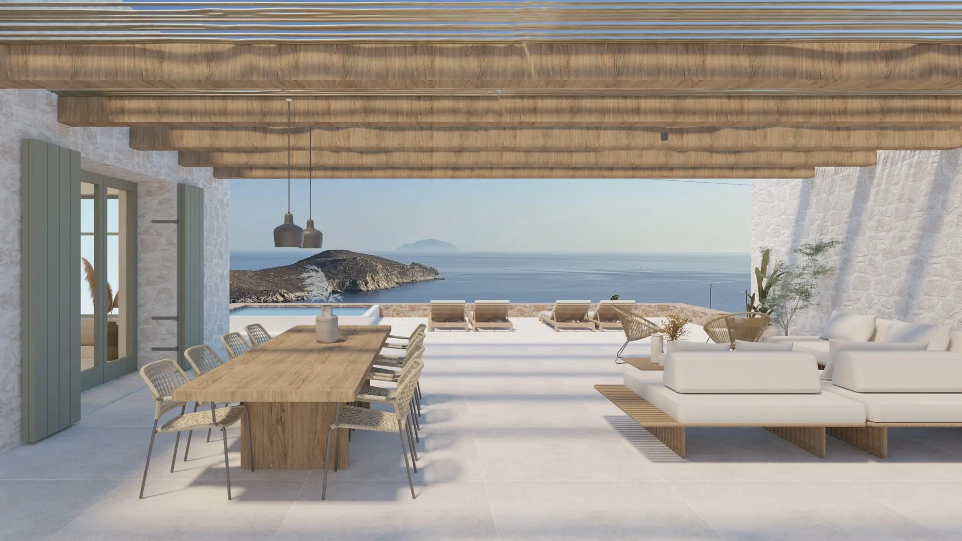 1 - venta villa vista al mar serifos - cícladas egeo meridional grecia