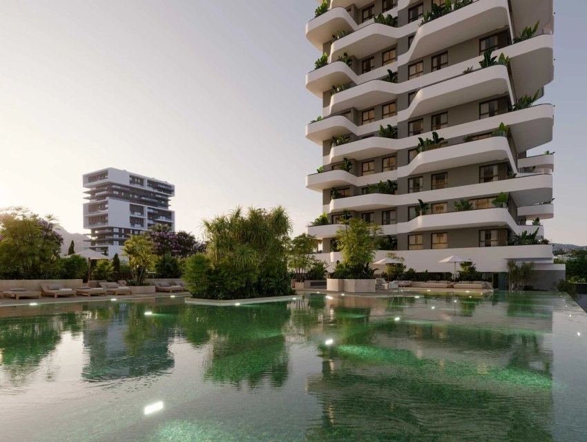 1 - verkoop appartement uitzicht op zee calpe - costa blanca valencian community spanje