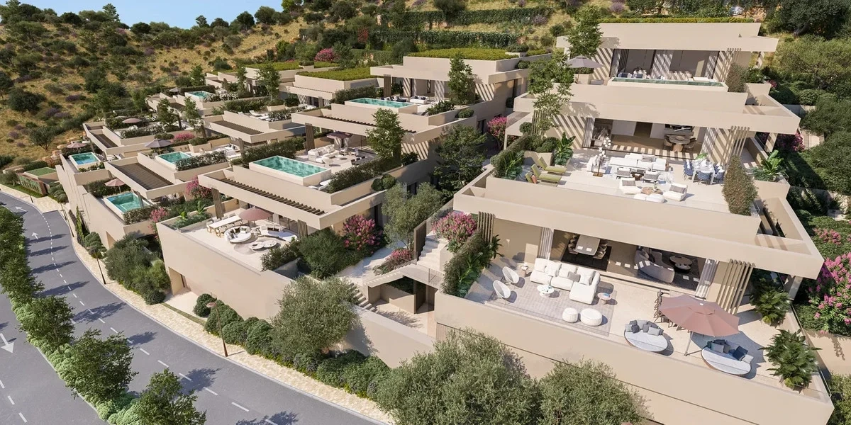 1 - verkoop appartement uitzicht op zee benahavis - costa del sol andalusië spanje