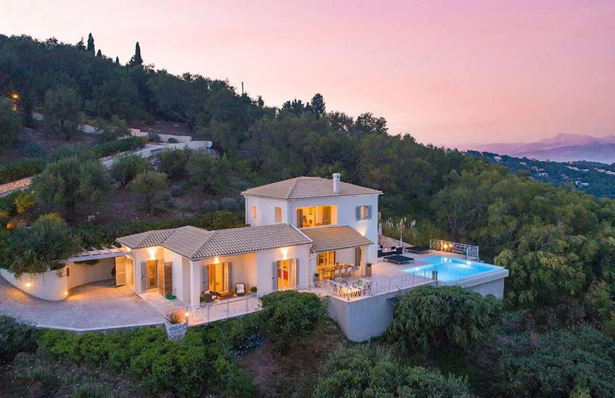 2 - venda casa vista de mar corfu ilhas jónicas grécia