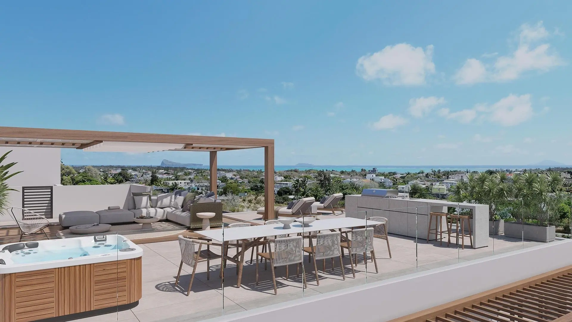 1 - sea view apartment for sale in calodyne rivière du rempart mauritius