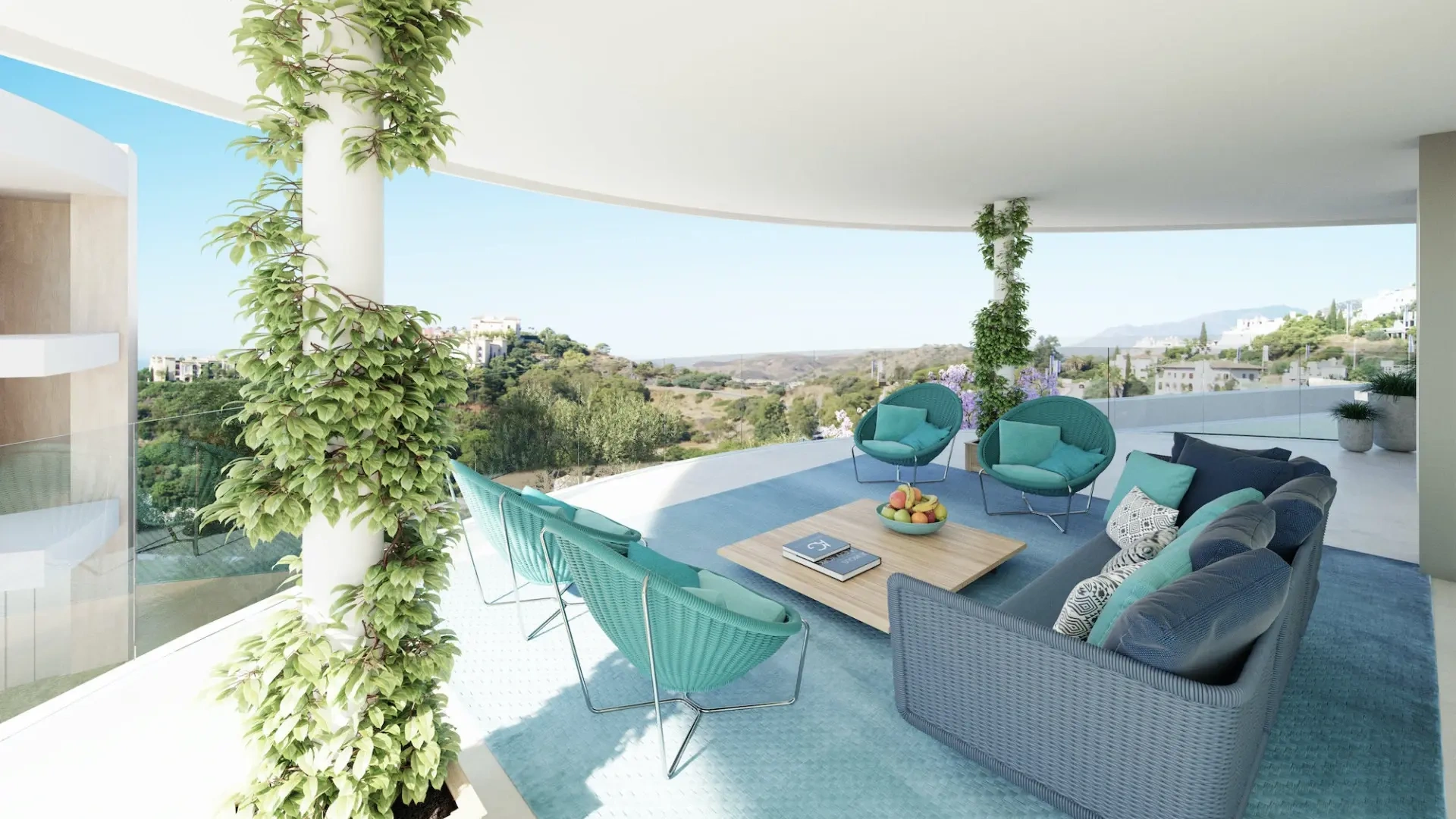 2 - продажа квартира вид моря benahavis - costa del sol андалусия испания