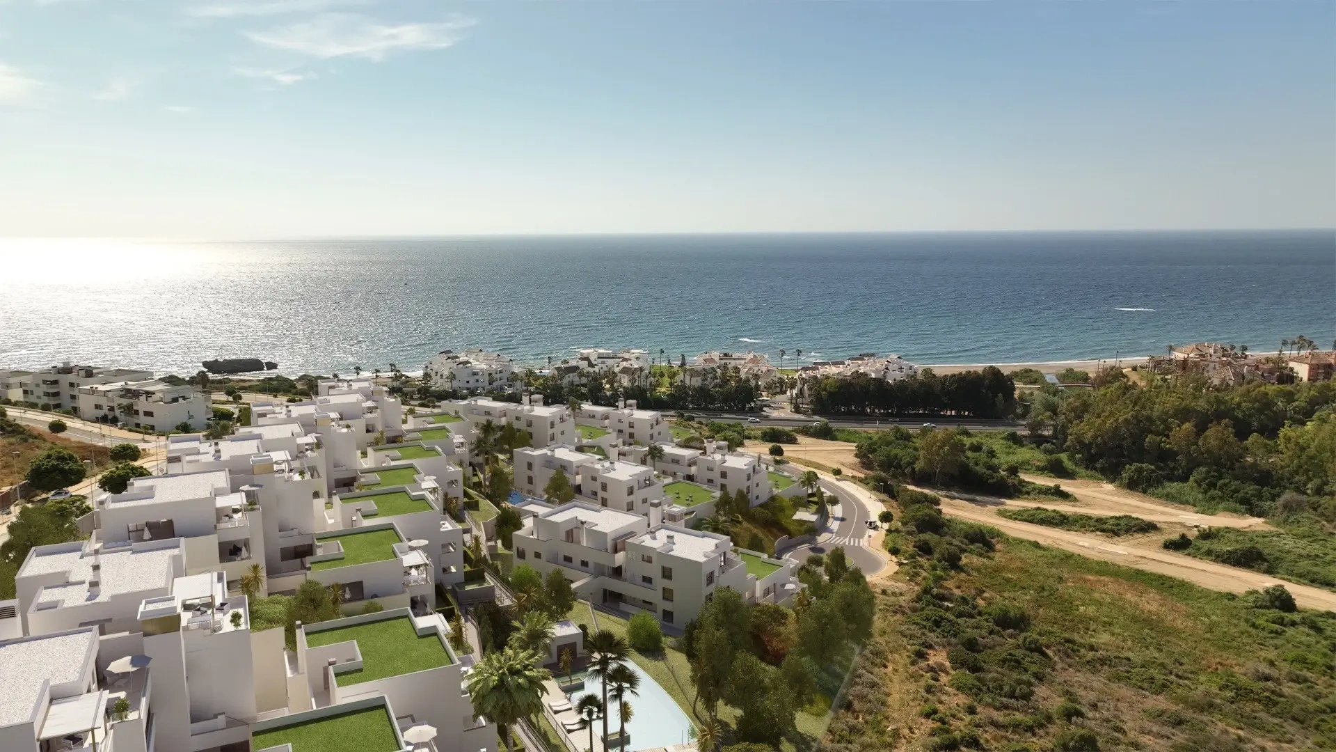 1 - verkoop appartement uitzicht op zee casares - costa del sol andalusië spanje