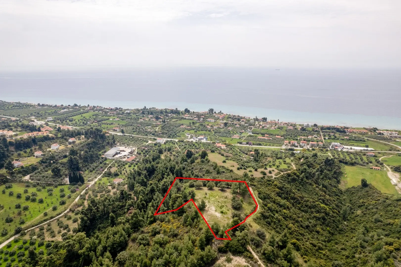 2 - venda terreno vista de mar néa skióni macedónia central grécia