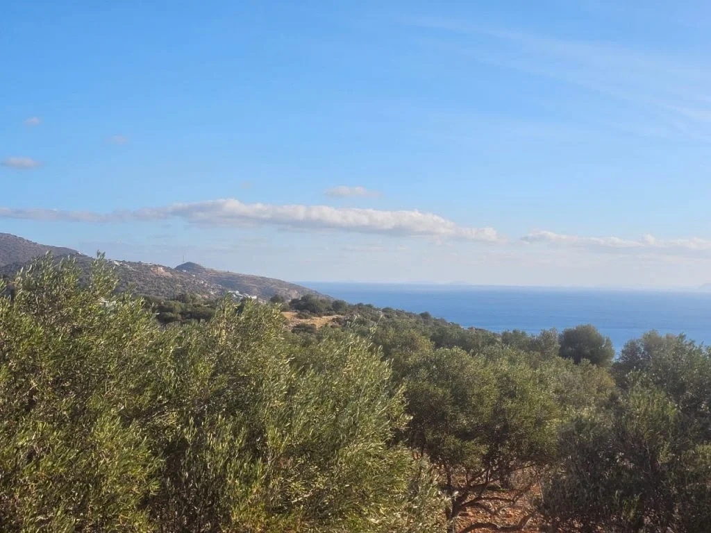 2 - sea view plot of land for sale in agios nikolaos crete greece