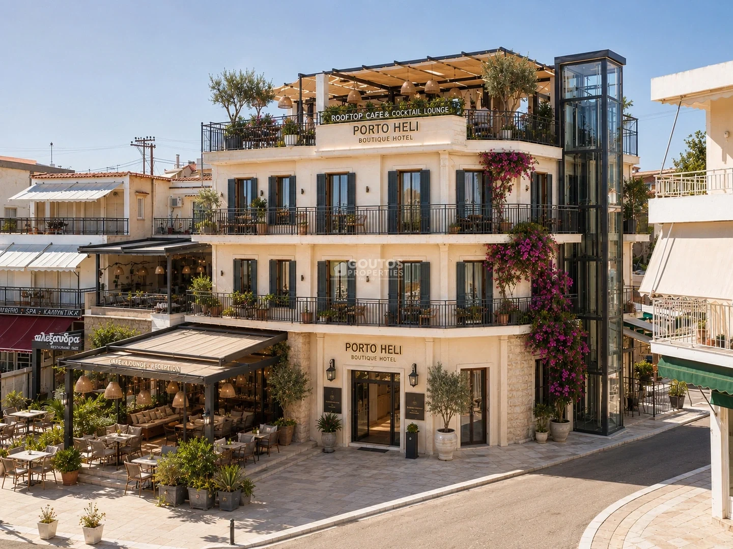 1 - venda espaço comercial vista de mar porto cheli peloponeso grécia