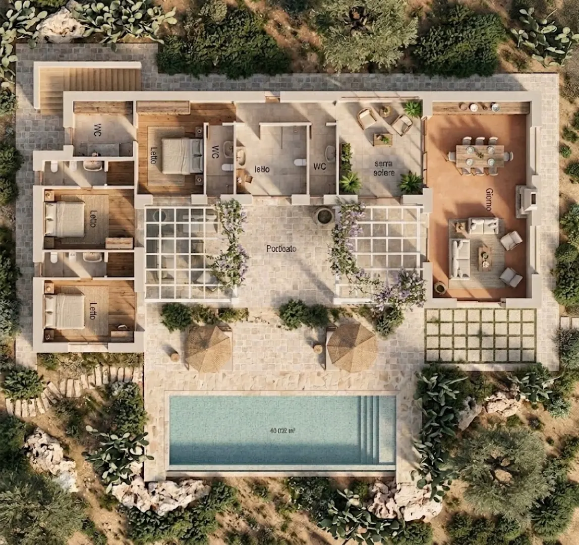 2 - venta casa vista al mar morciano di leuca apulia italia