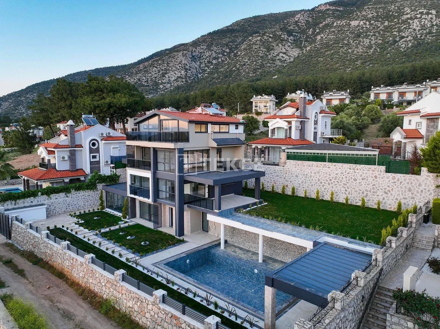 1 - vente maison vue mer fethiye muğla turquie