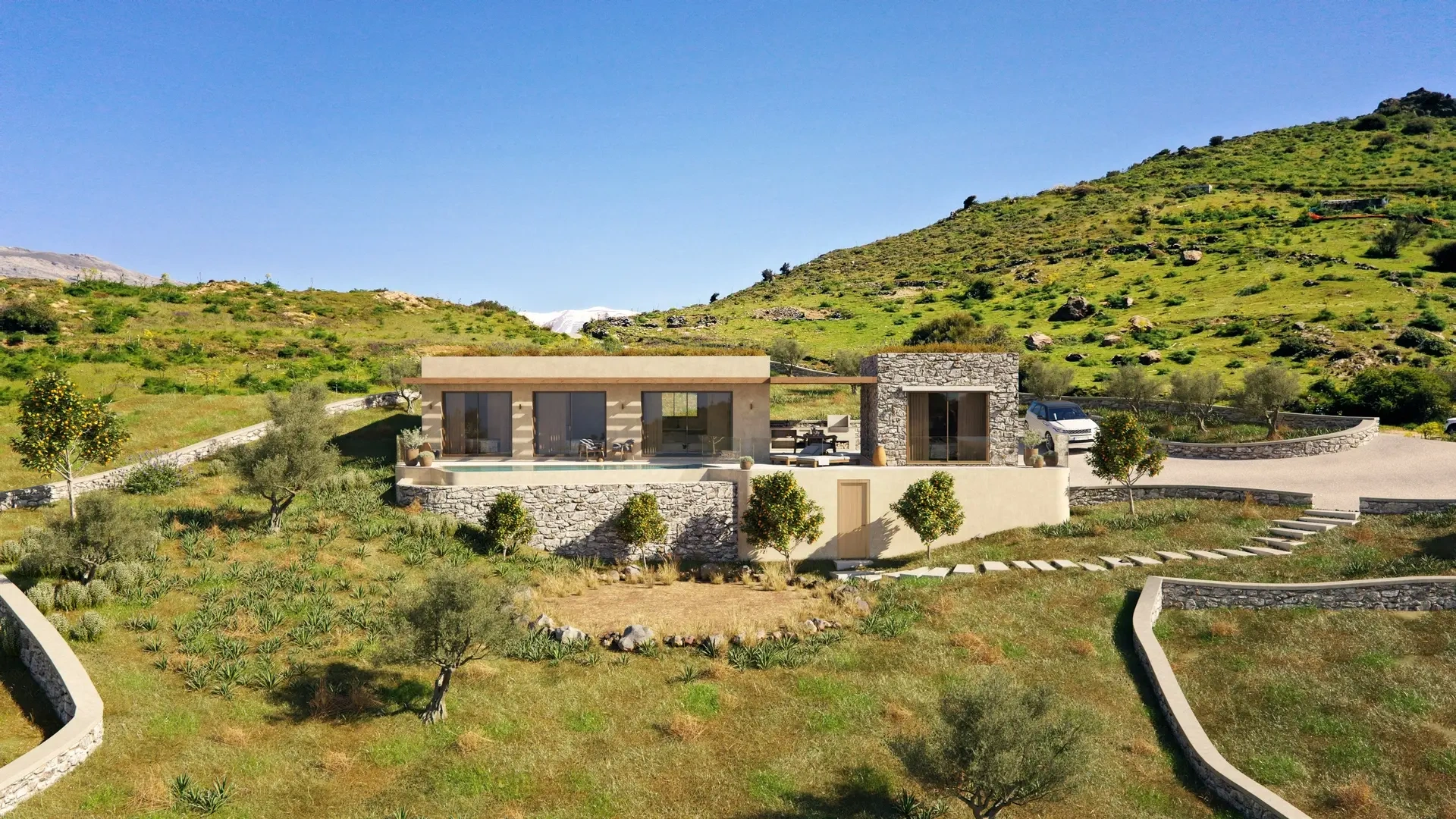 2 - vente maison vue mer saktoúria crète grèce