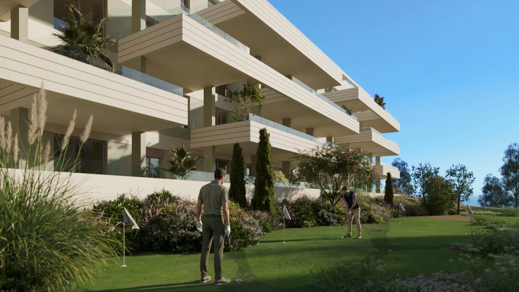 1 - venda apartamento vista de mar las lagunas de mijas andaluzia espanha