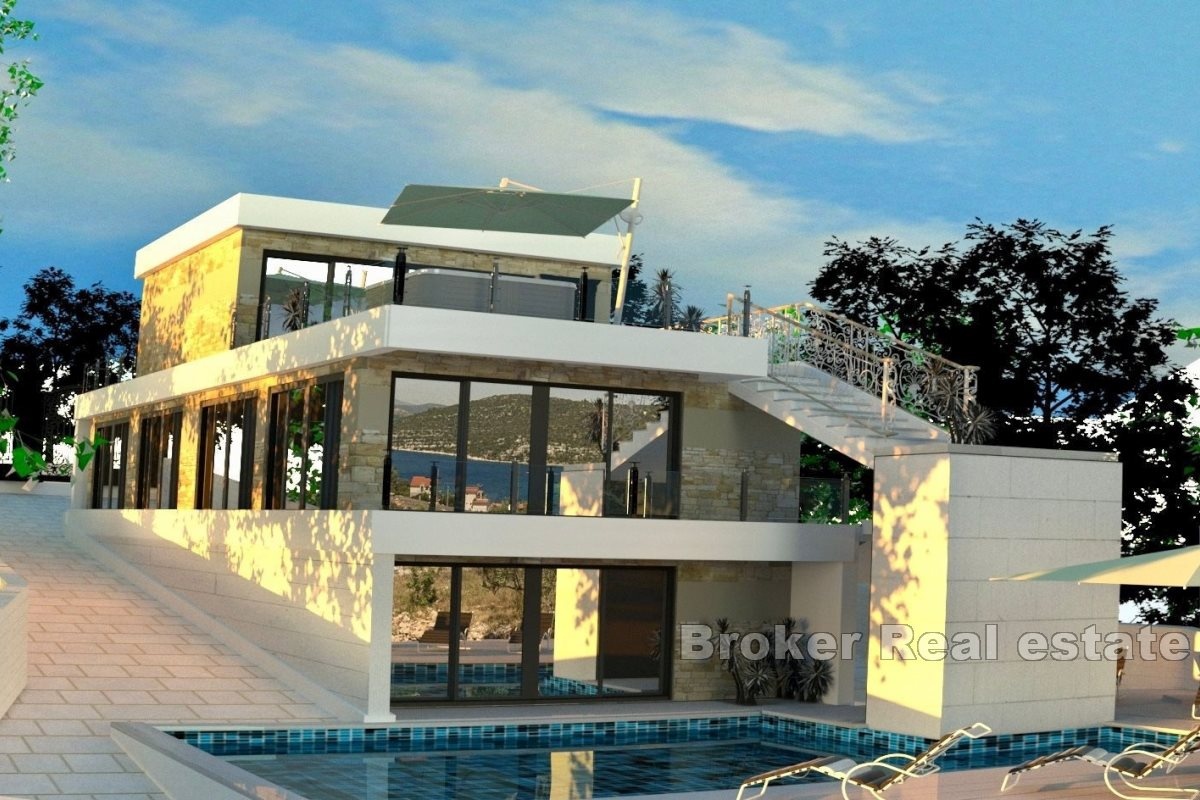 2 - venta terreno vista al mar drvenik split-dalmacia croacia