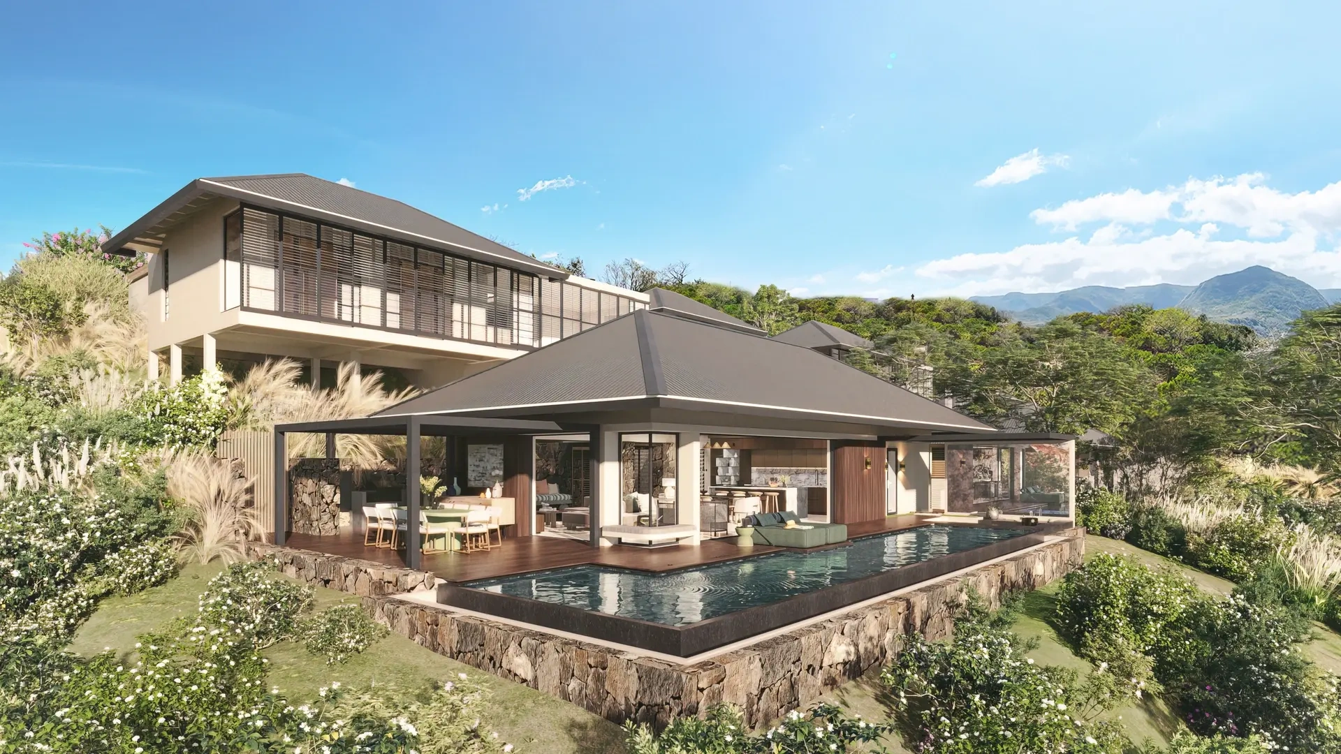 1 - verkauf villa meerblick black river rivière noire mauritius