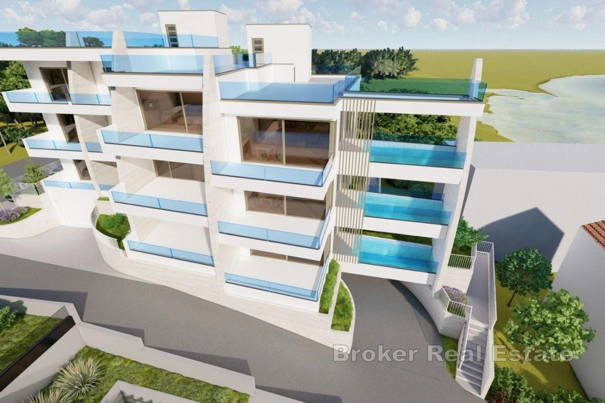1 - vendita appartamento vista mare primošten sebenico e tenin croazia