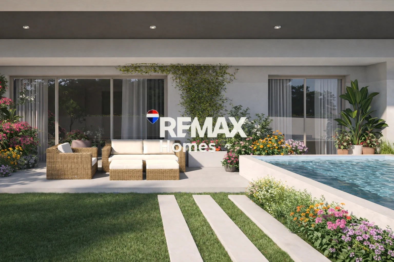 Apartamento con piscina