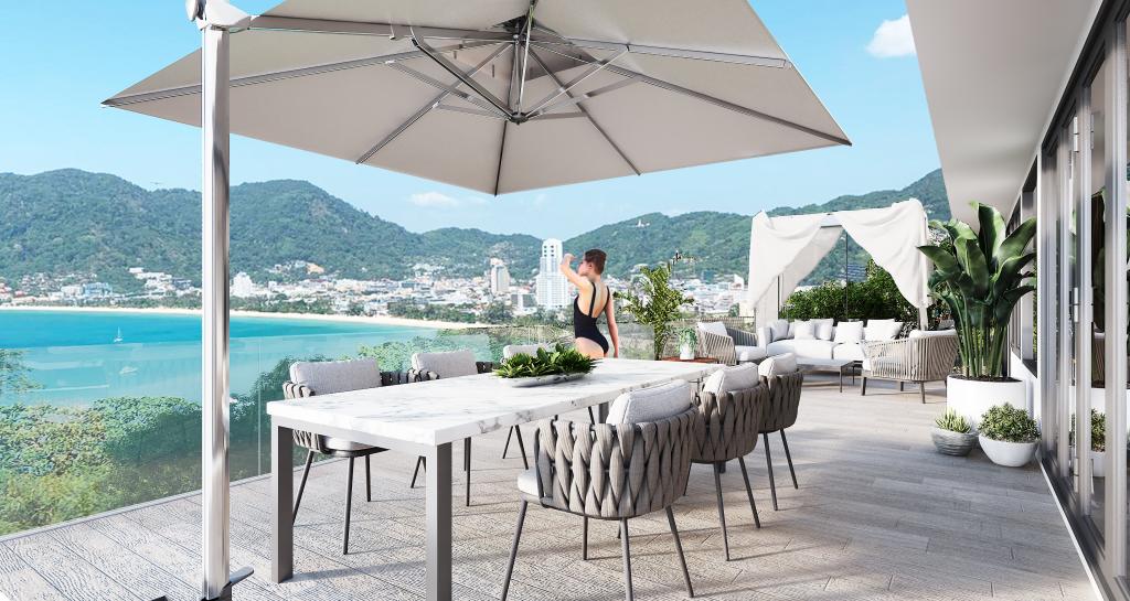 2 - vente appartement vue mer patong phuket thaïlande