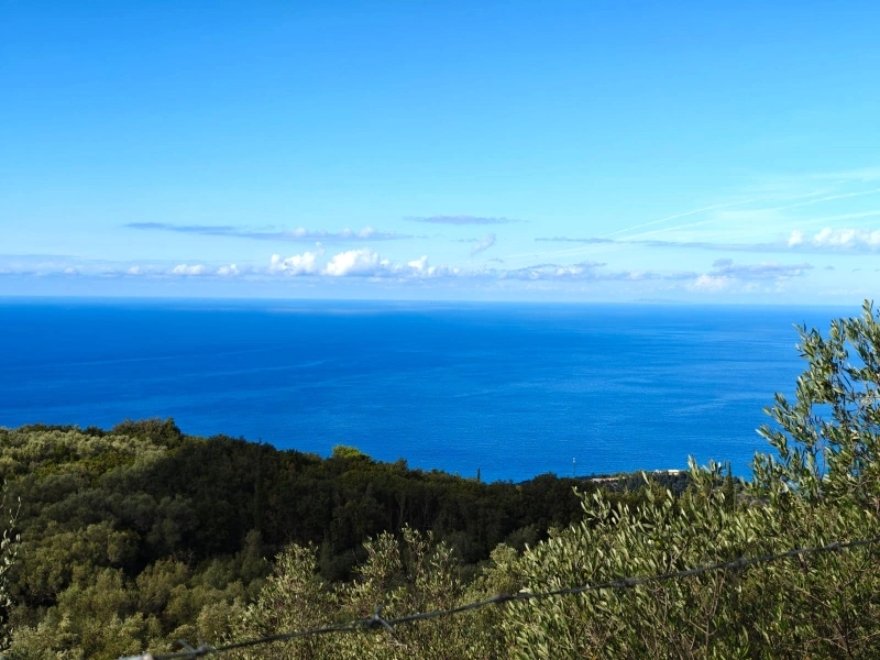 1 - vente terrain vue mer lefkada îles ioniennes grèce